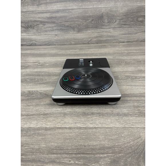 Nintendo PS3 & PS2 DJ Hero 2 Wireless Turntable Controller *No Dongle* Tested! - Picture 3 of 9